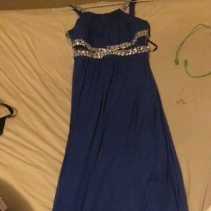 Navy Blue Prom Dress